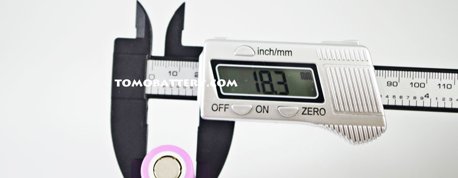 Test-of-Samsung-ICR18650-26F-Battery-width